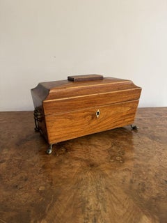 Fine quality Antique George III tea caddy