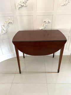 Fine Quality Antique Inlaid Mahogany Pembroke Table