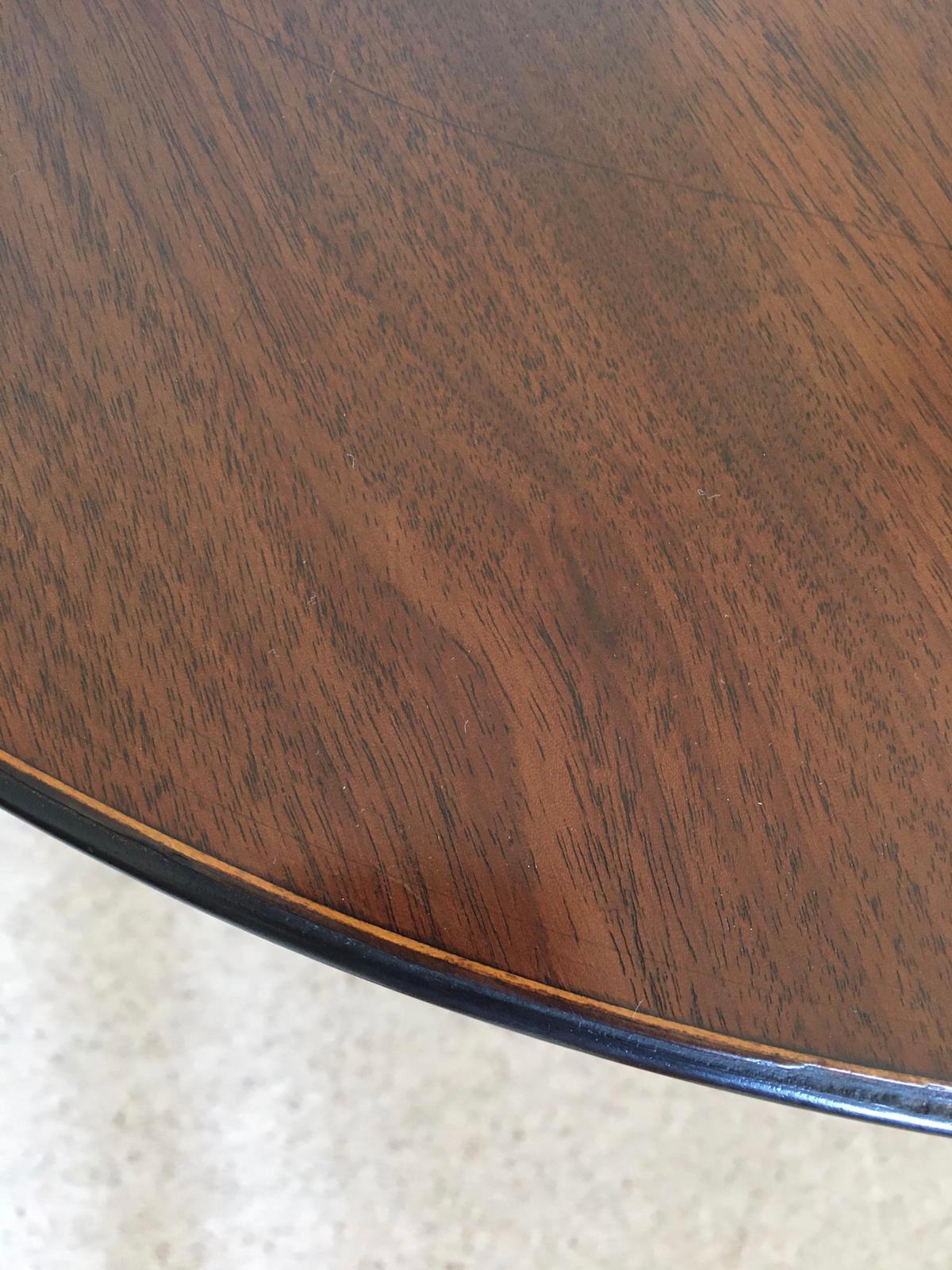 Mesa Pembroke antigua de caoba con incrustaciones de alta calidad Inglés en venta