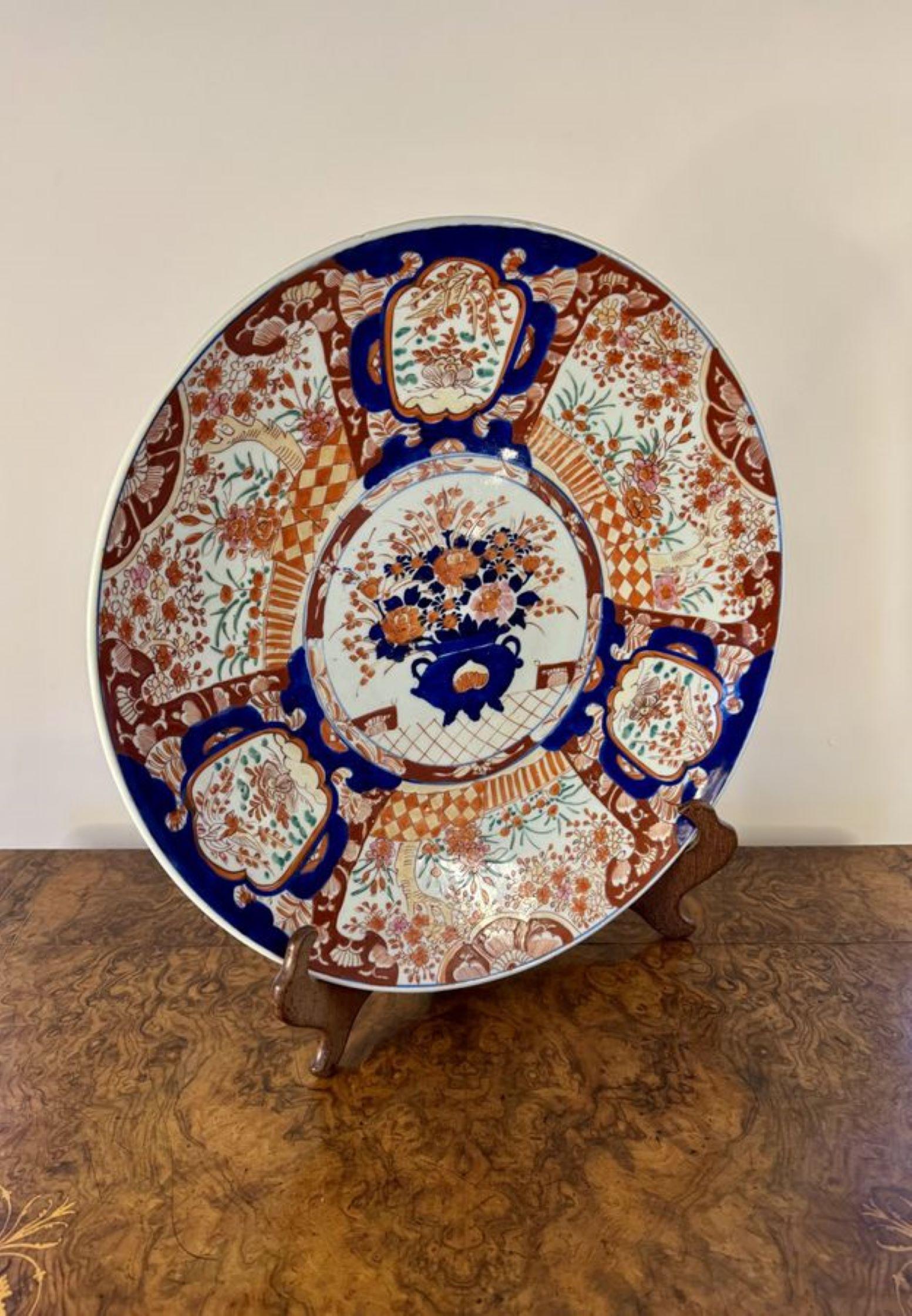 Cargador imari japonés antiguo de gran calidad en Bueno estado para la venta en Ipswich, GB