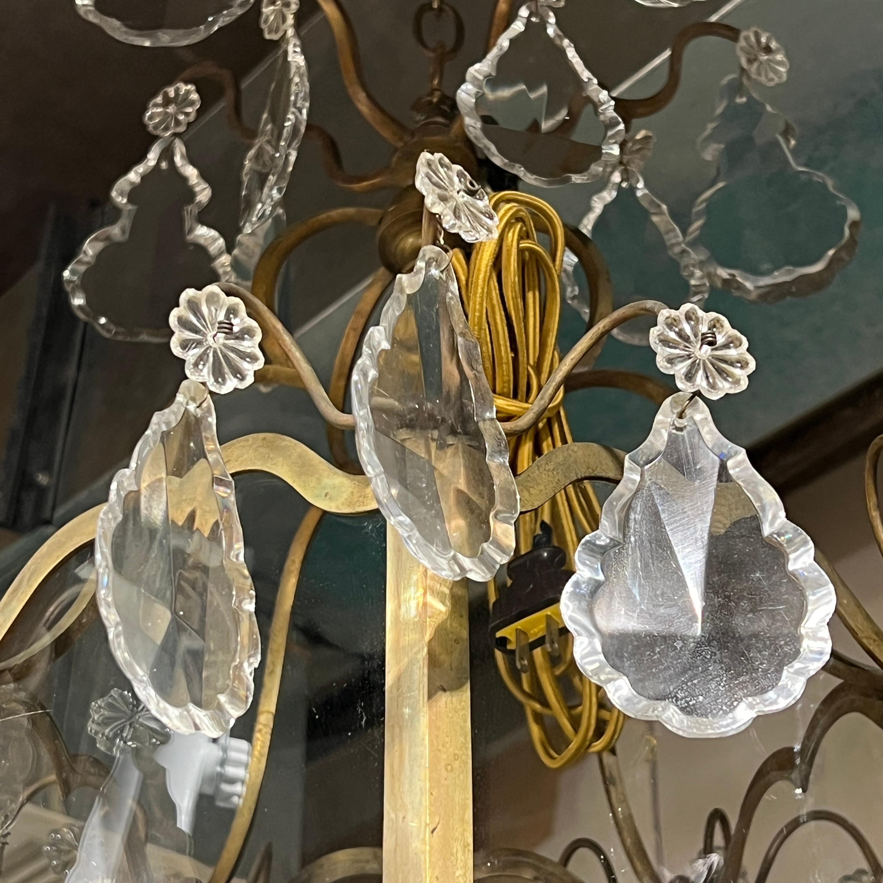 XIXe siècle Belle qualité de style Louis XV antique  Lanterne à quatre lumières en vente