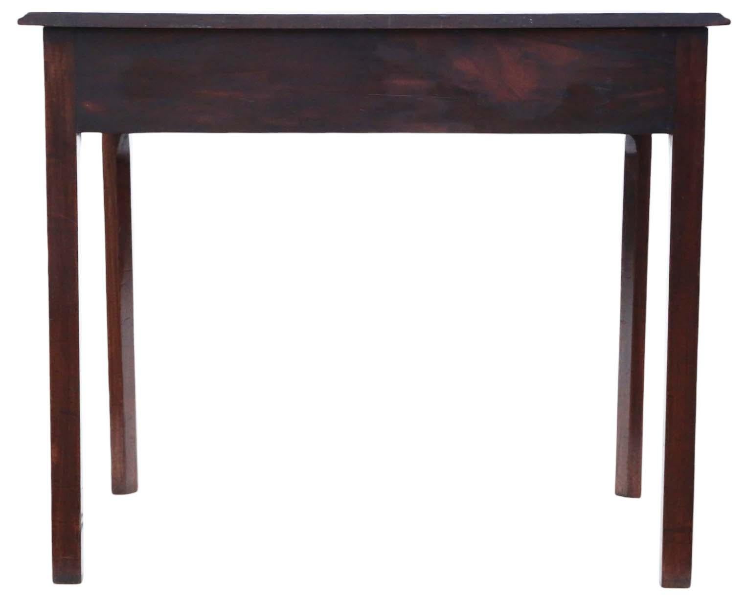 Ancienne table à écrire en acajou de qualité supérieure 19ème siècle Bureau d'appoint Dressing en vente 2