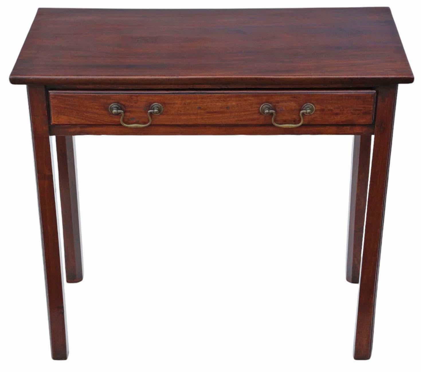 Table à écrire ancienne en acajou de belle qualité - Fin du 18ème siècle Dressing Bon état - En vente à Wisbech, Cambridgeshire