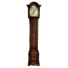 Fine Quality Antique Oak 8 Day Chiming Grandmother Clock