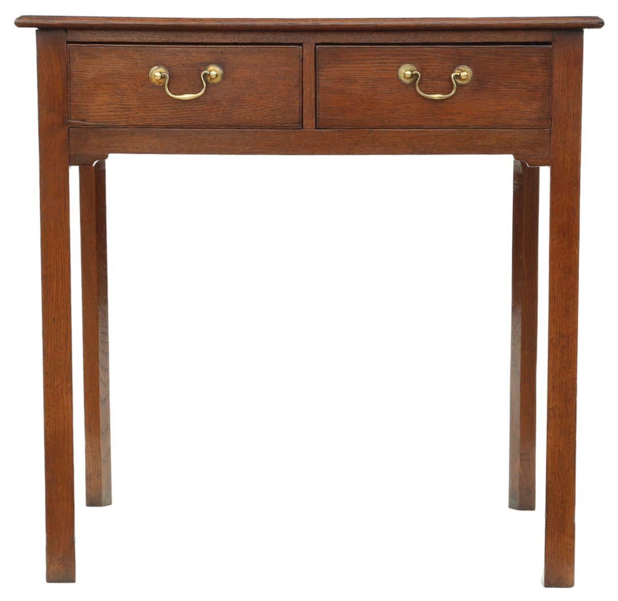 Table à écrire en Oak Oak de qualité - 19ème siècle Bureau Side Dressing Bon état - En vente à Wisbech, Cambridgeshire
