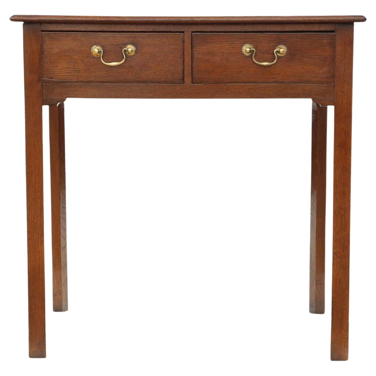 Table à écrire en Oak Oak de qualité - 19ème siècle Bureau Side Dressing