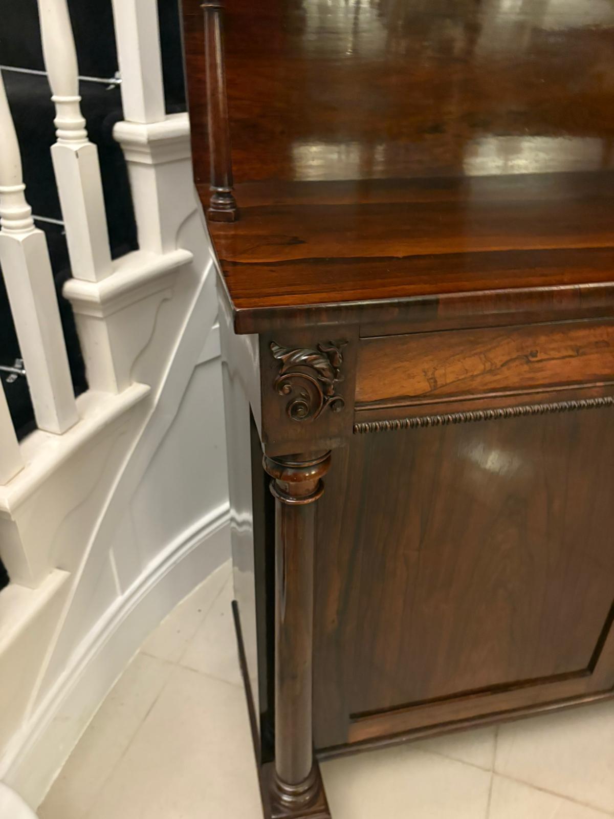Credenza in mogano antico Regency di alta qualità in vendita 4