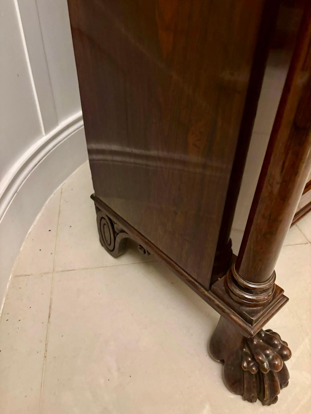 Credenza in mogano antico Regency di alta qualità in vendita 6