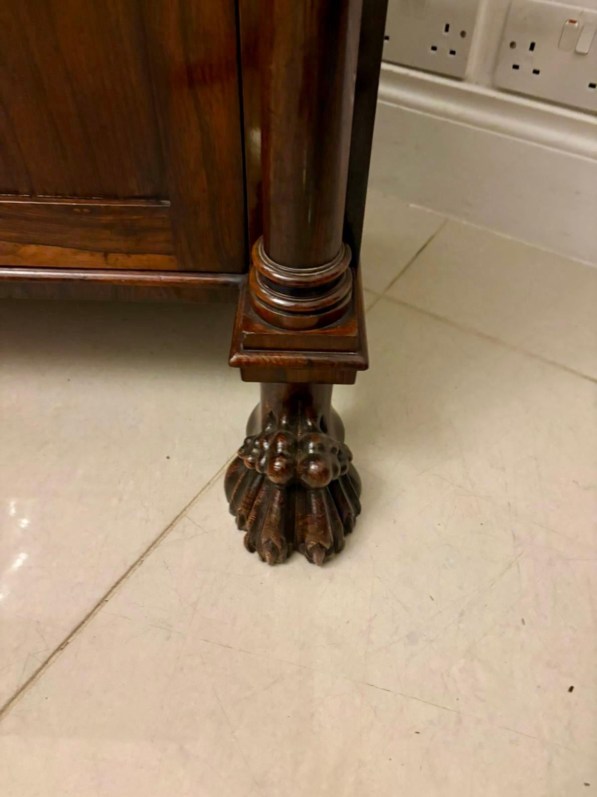 Credenza in mogano antico Regency di alta qualità in vendita 10