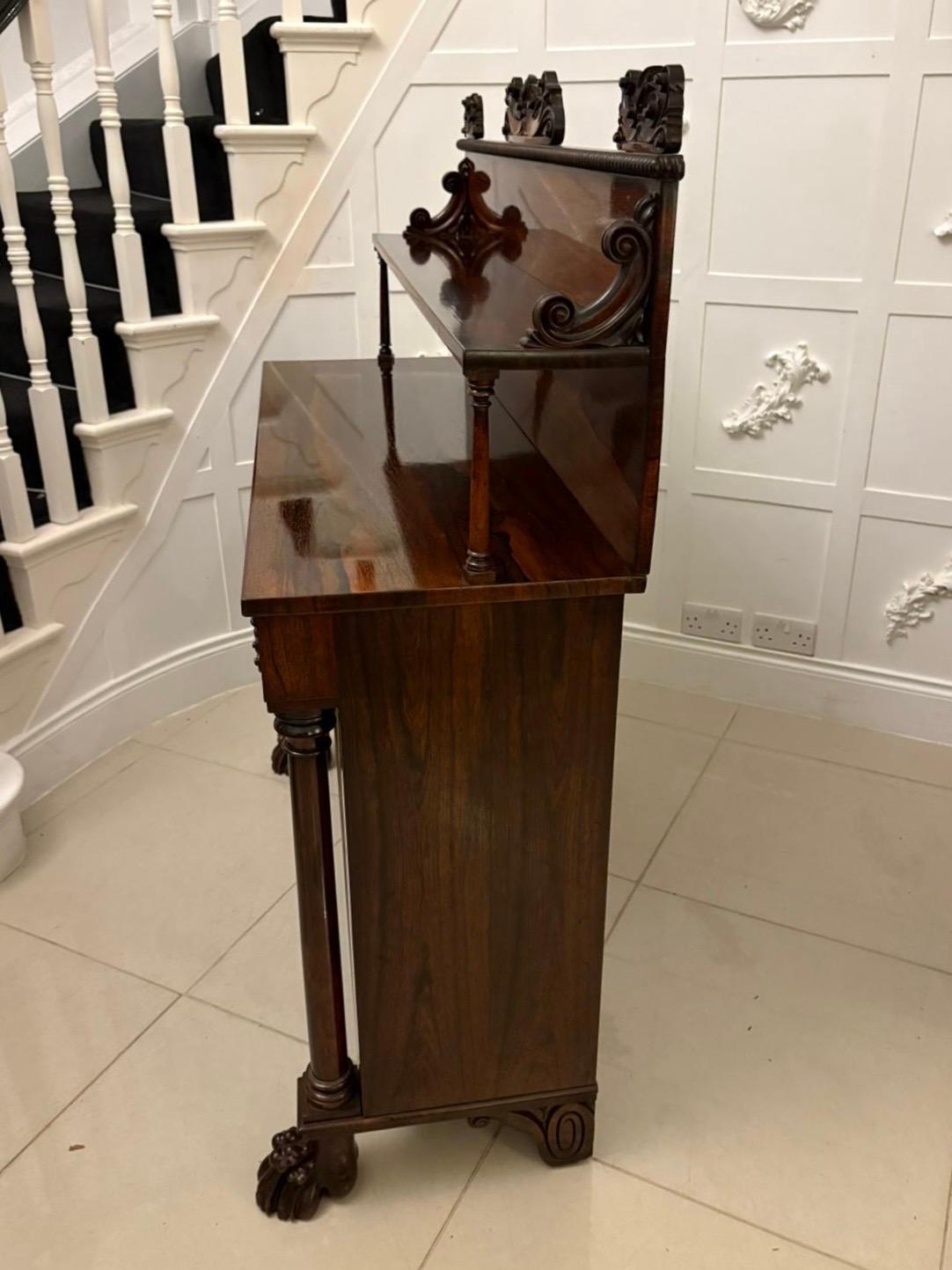 Inglese Credenza in mogano antico Regency di alta qualità in vendita