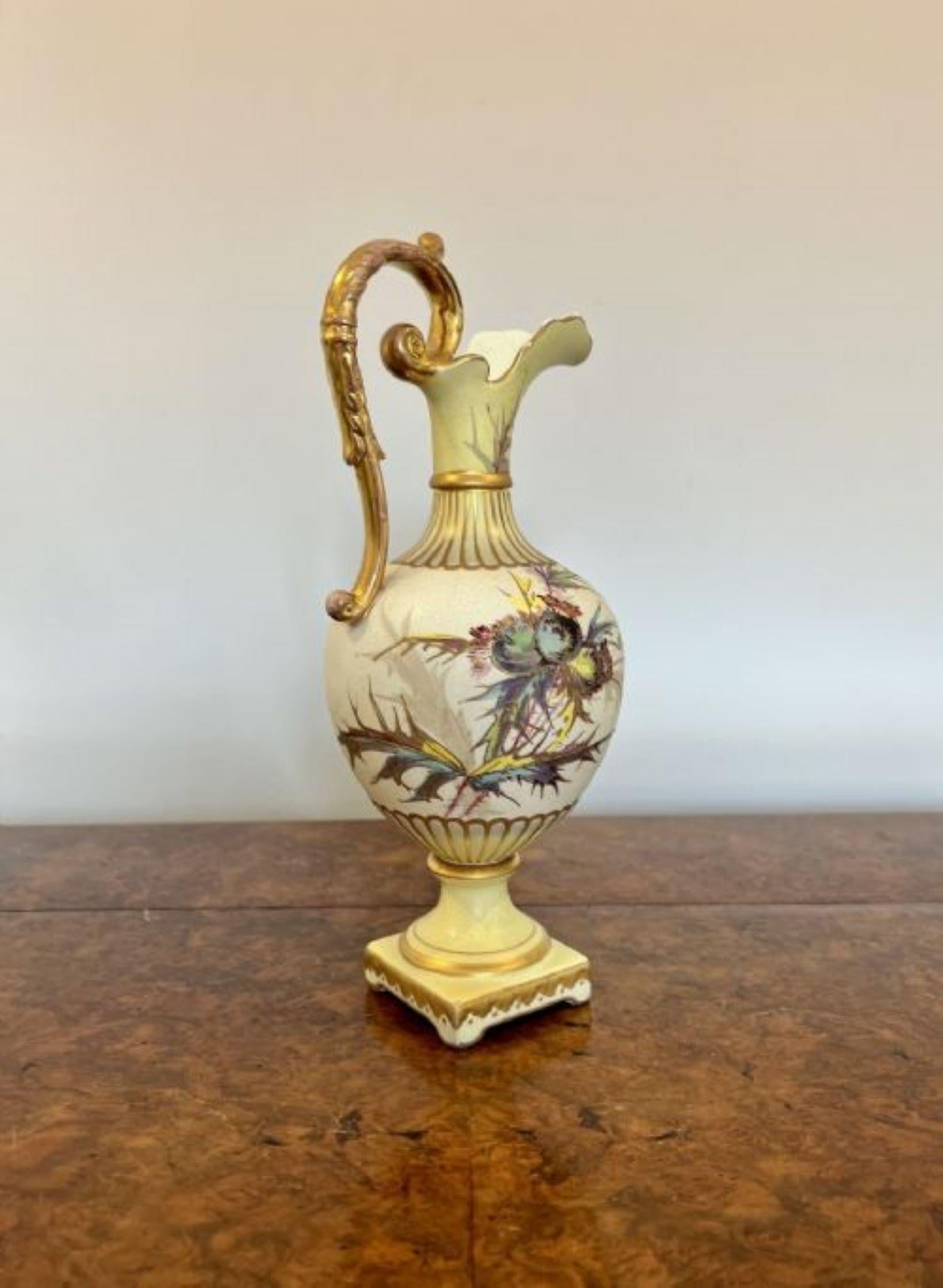 Fine quality antique Victorian ewer In Good Condition For Sale In Ipswich, GB