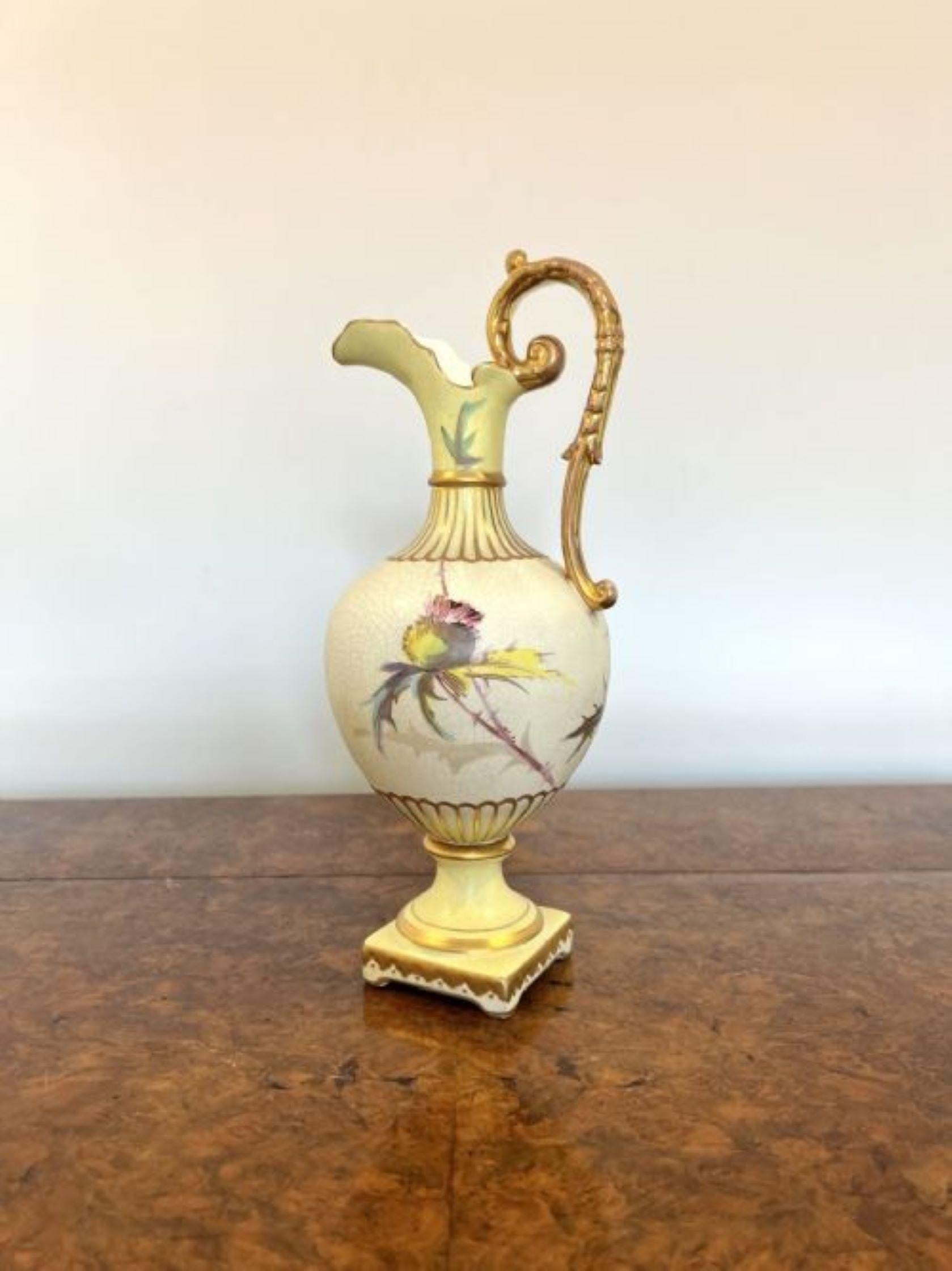 19th Century Fine quality antique Victorian ewer For Sale