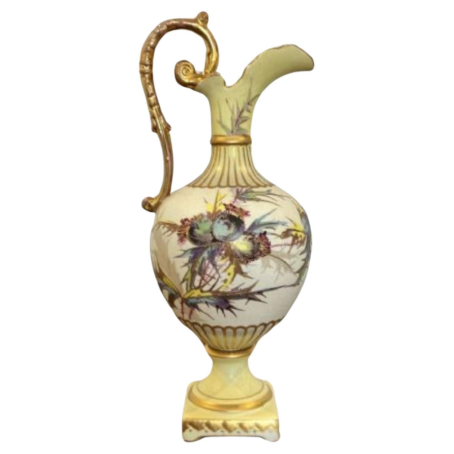 Fine quality antique Victorian ewer For Sale