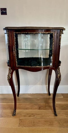 Fine quality antique Victorian French freestanding ormolu mounted cabinet