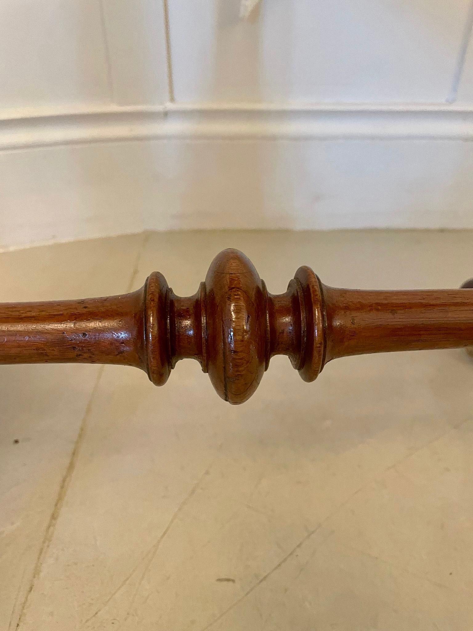 Fine Quality Antique Victorian Inlaid Burr Walnut Oval Work Table 10