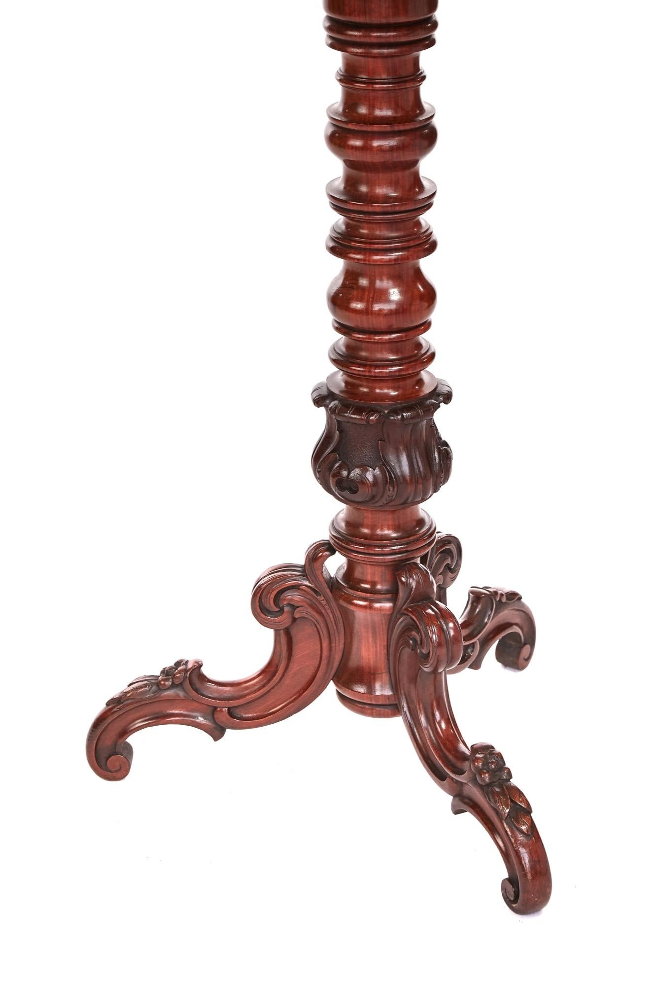 Teleskopischer Kommodenständer aus antikem viktorianischem Mahagoni und Nussbaumholz von hoher Qualität (Englisch) im Angebot