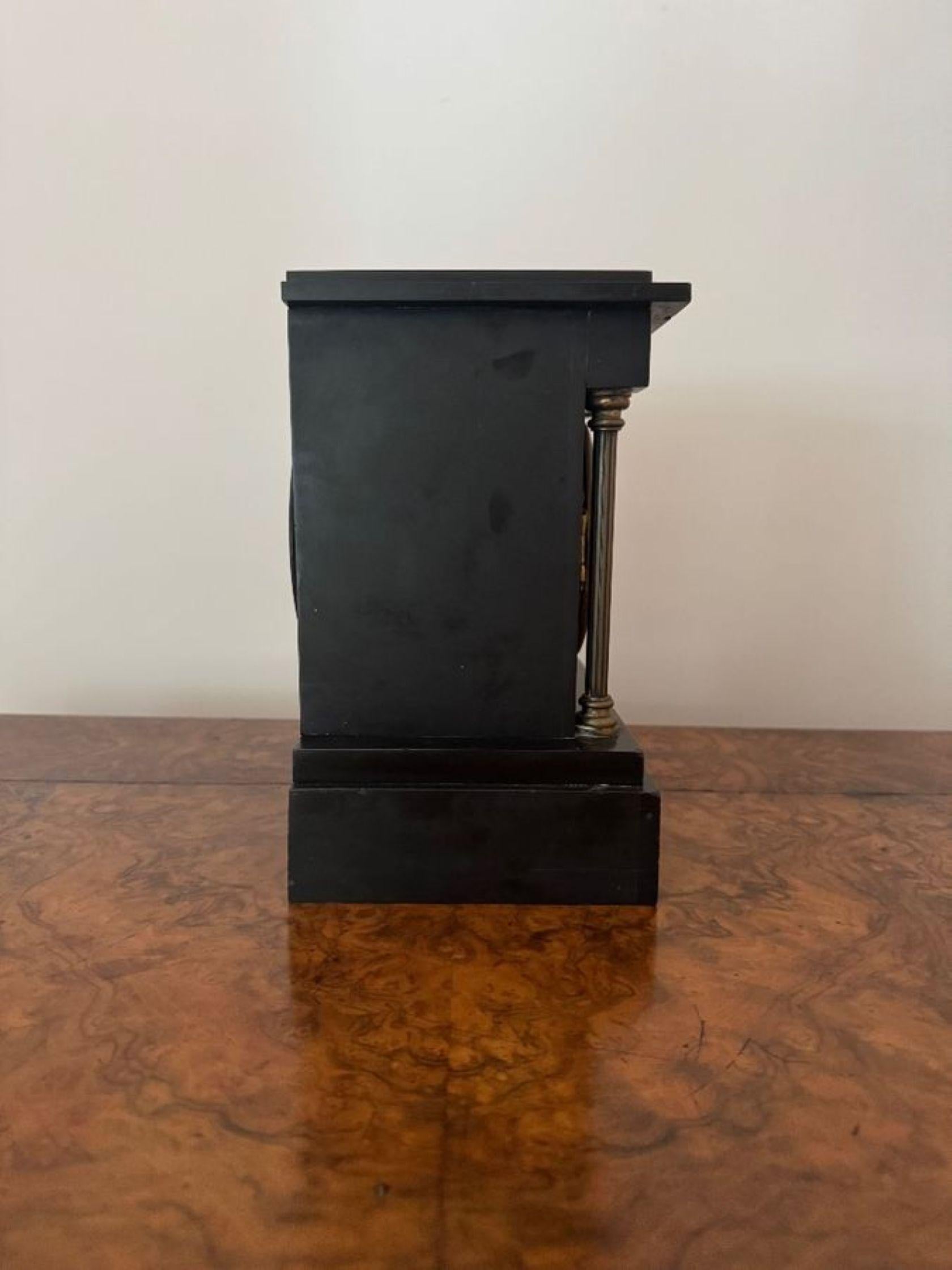 19th Century Fine quality antique Victorian mantle clock For Sale