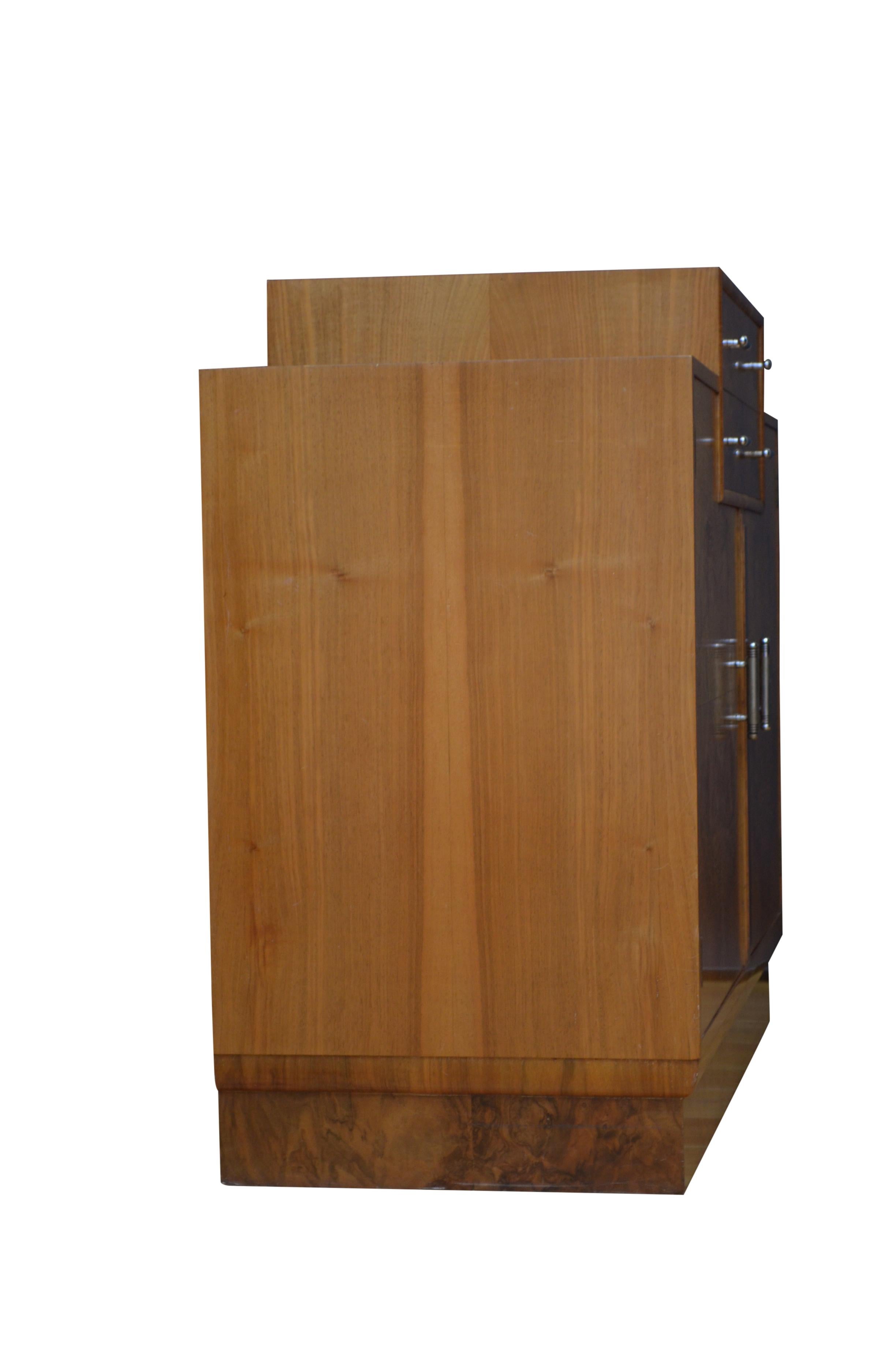 Fine Quality Art Deco Heals Sideboard in Walnut 11
