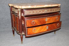 Fine Quality Bronze Mounted Marble Top French Commode Manner of Paul Sormani