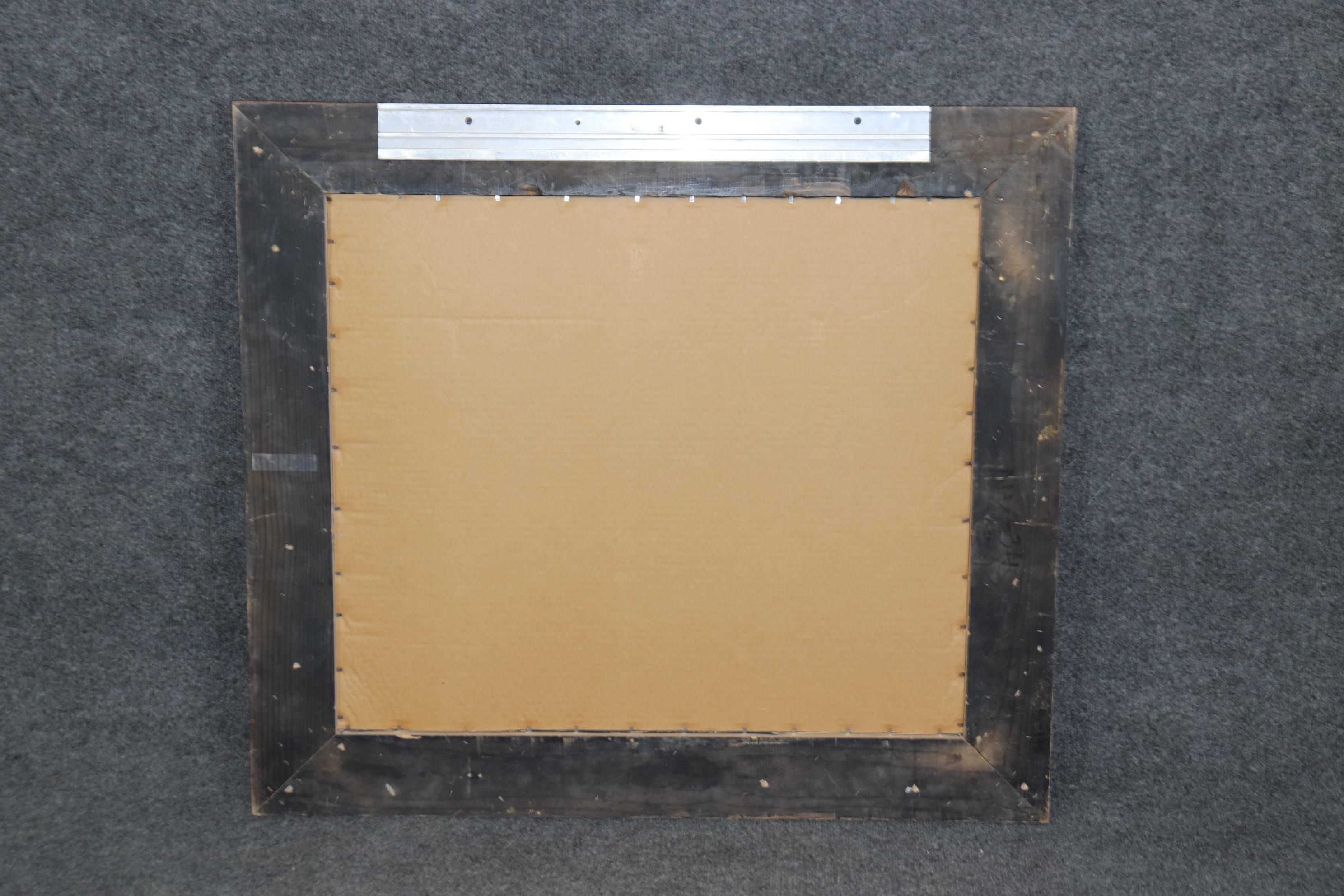 Espejo de pared de madera de giltwood italiano tallado de gran calidad mediados del siglo XX en venta