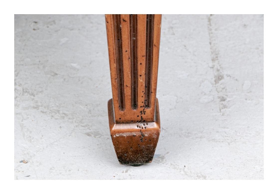 Mahogany Fine Quality Compass Inlay Cocktail Table