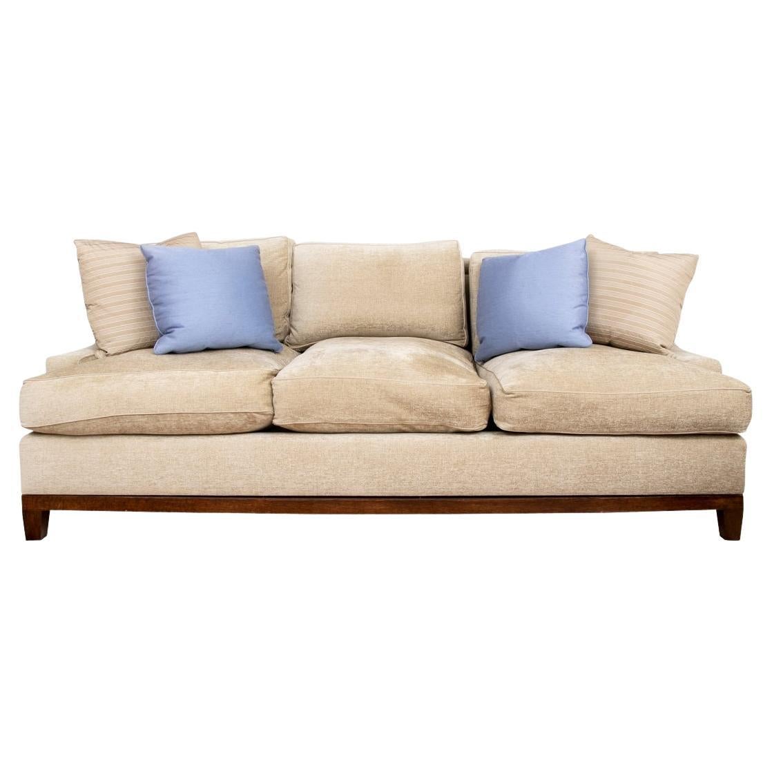 Fine Quality Custom Sofa with Accent Pillows