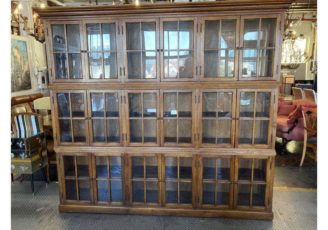 Fine Quality Custom Solid Oak Bookshelf Cabinet In Arts And Crafts Style 2