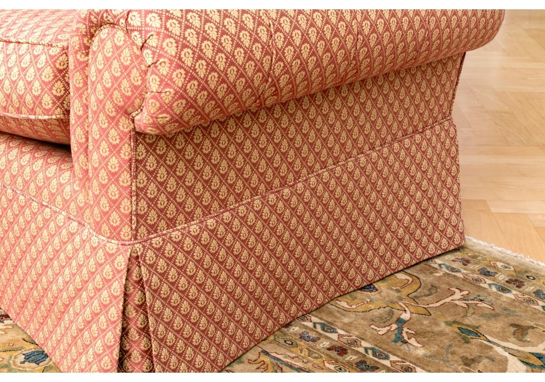 Fine Quality Custom Two Seat Sofa With Quilted Fabric For Sale 5