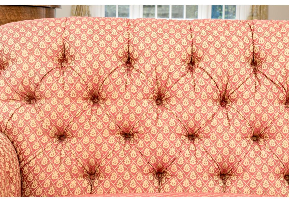 Fine Quality Custom Two Seat Sofa With Quilted Fabric For Sale 8