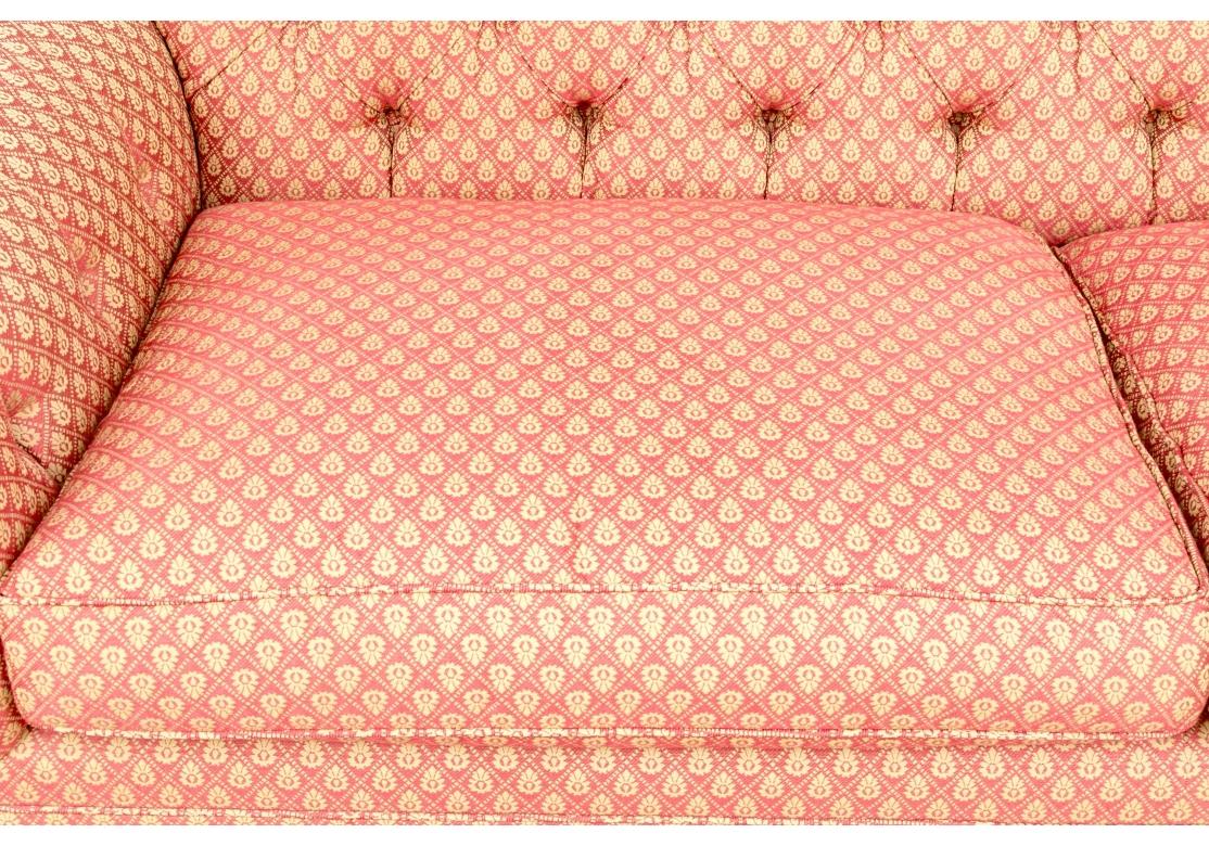 Fine Quality Custom Two Seat Sofa With Quilted Fabric For Sale 1