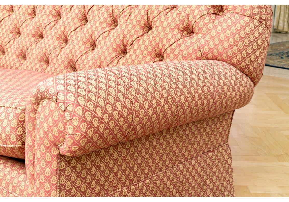 Fine Quality Custom Two Seat Sofa With Quilted Fabric For Sale 2