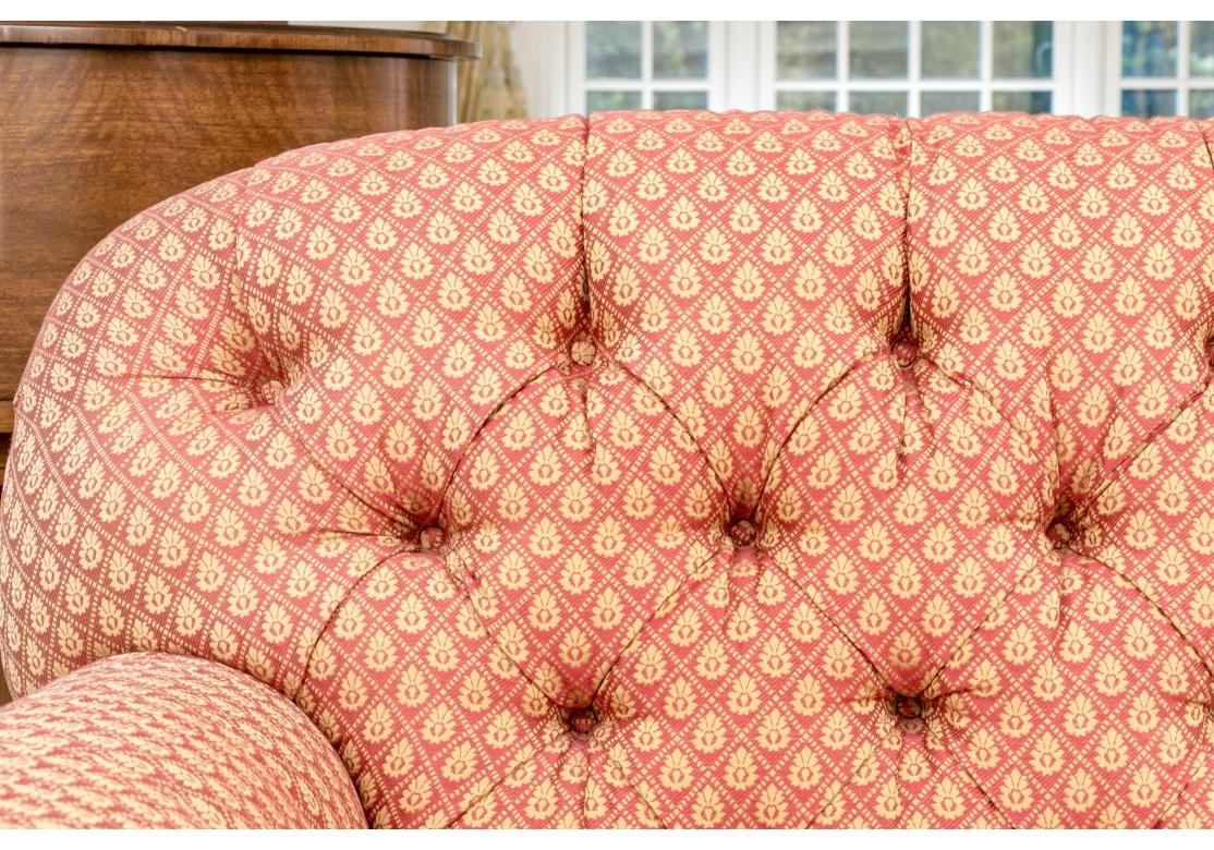Fine Quality Custom Two Seat Sofa With Quilted Fabric For Sale 4