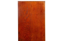Fine Quality Danish Modern Patinated Oak Two-Door Armoire Cabinet