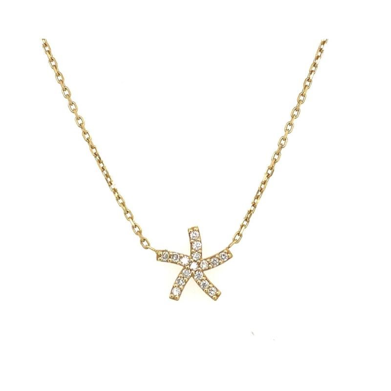 Fine Quality Diamond Necklace with 0.14ct Diamonds & Chain in 18ct Yellow Gold

Fine Quality 18ct Yellow Gold Diamond Necklace, 0.14ct Diamonds & 17″ Chain

Additional Information:
Suspended on a 17'' 18ct Yellow Gold Chain
Total Diamond Weight: