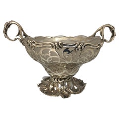 Fine Quality Early Victorian Silver Reticulated Comport, London, 1843