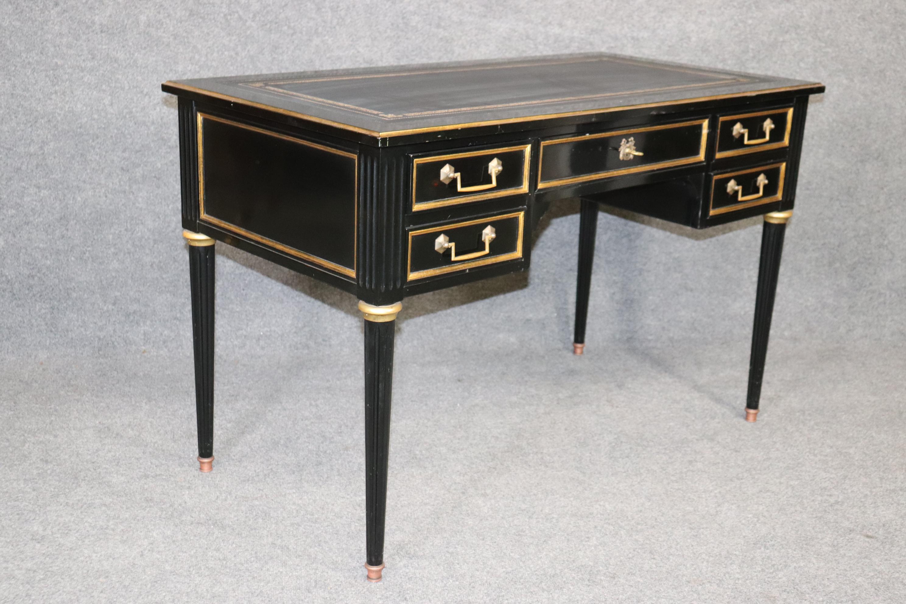 Jacques Bodart made some of most beautiful American-made French style furniture in the country's history. He was French and was hired to start designing some of the most iconic French designs for a New York manufacturing firm. This desk is designed