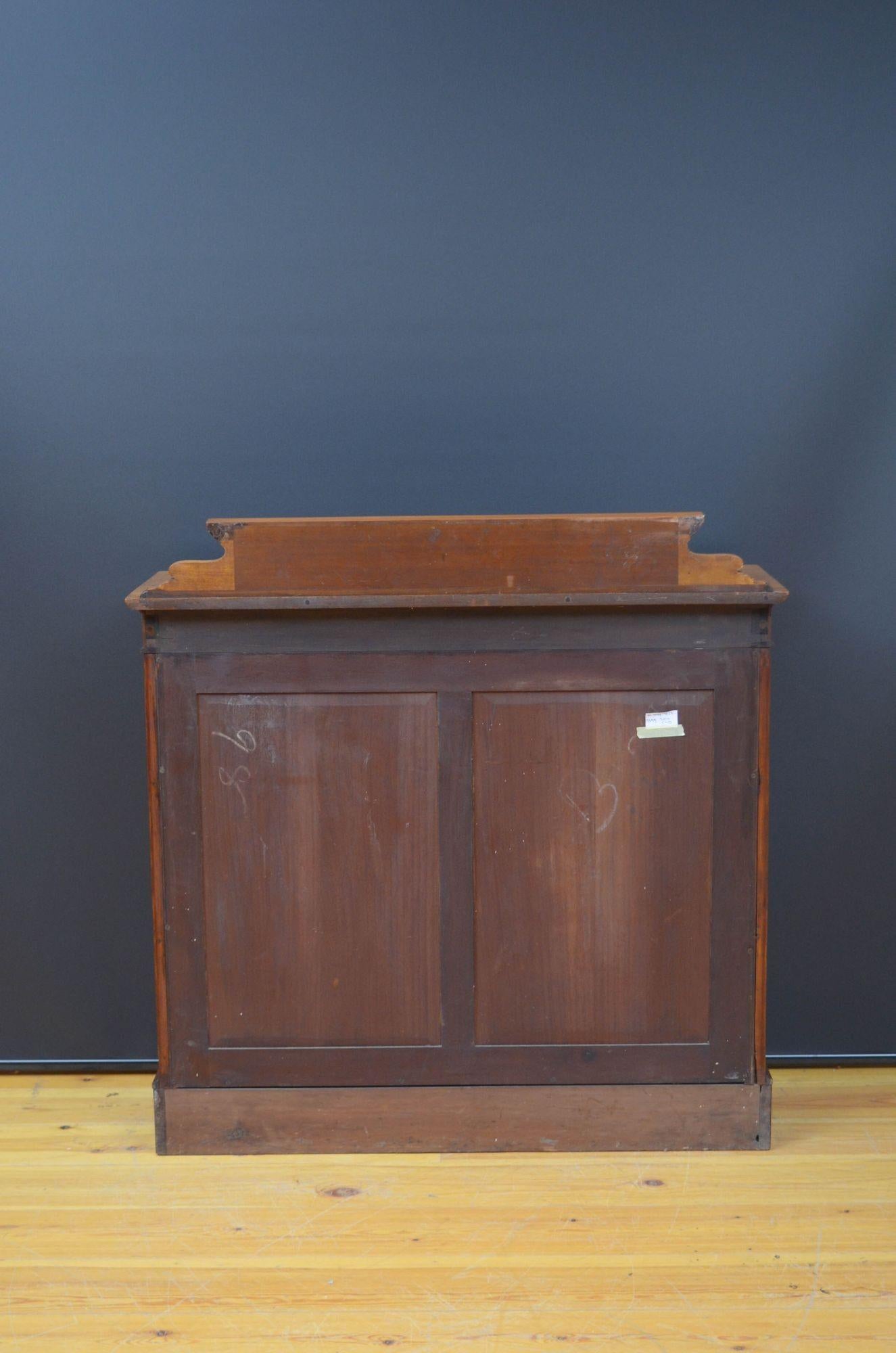 Fine Quality Edwardian Satinwood Cabinet Bookcase For Sale 12