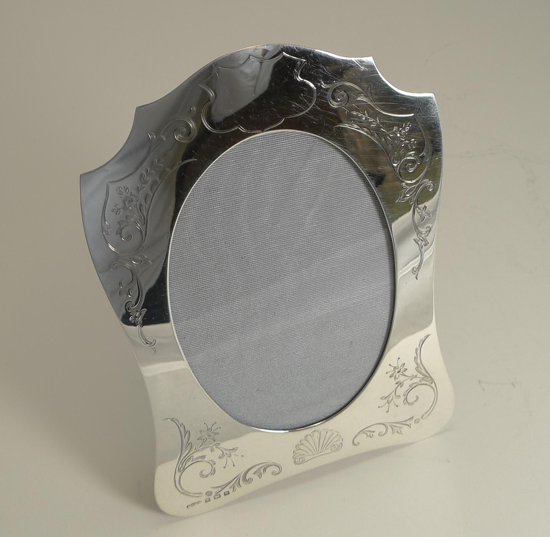engraved silver picture frames