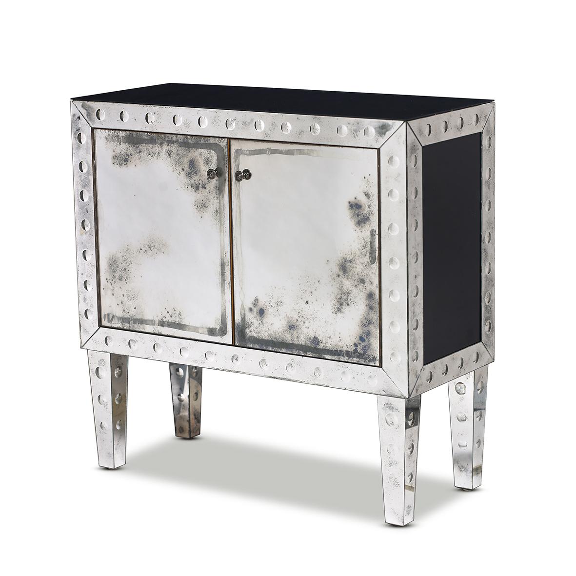 Mid-20th Century Fine Quality Etched Mirrored Glass Cocktail Cabinet, French, circa 1960