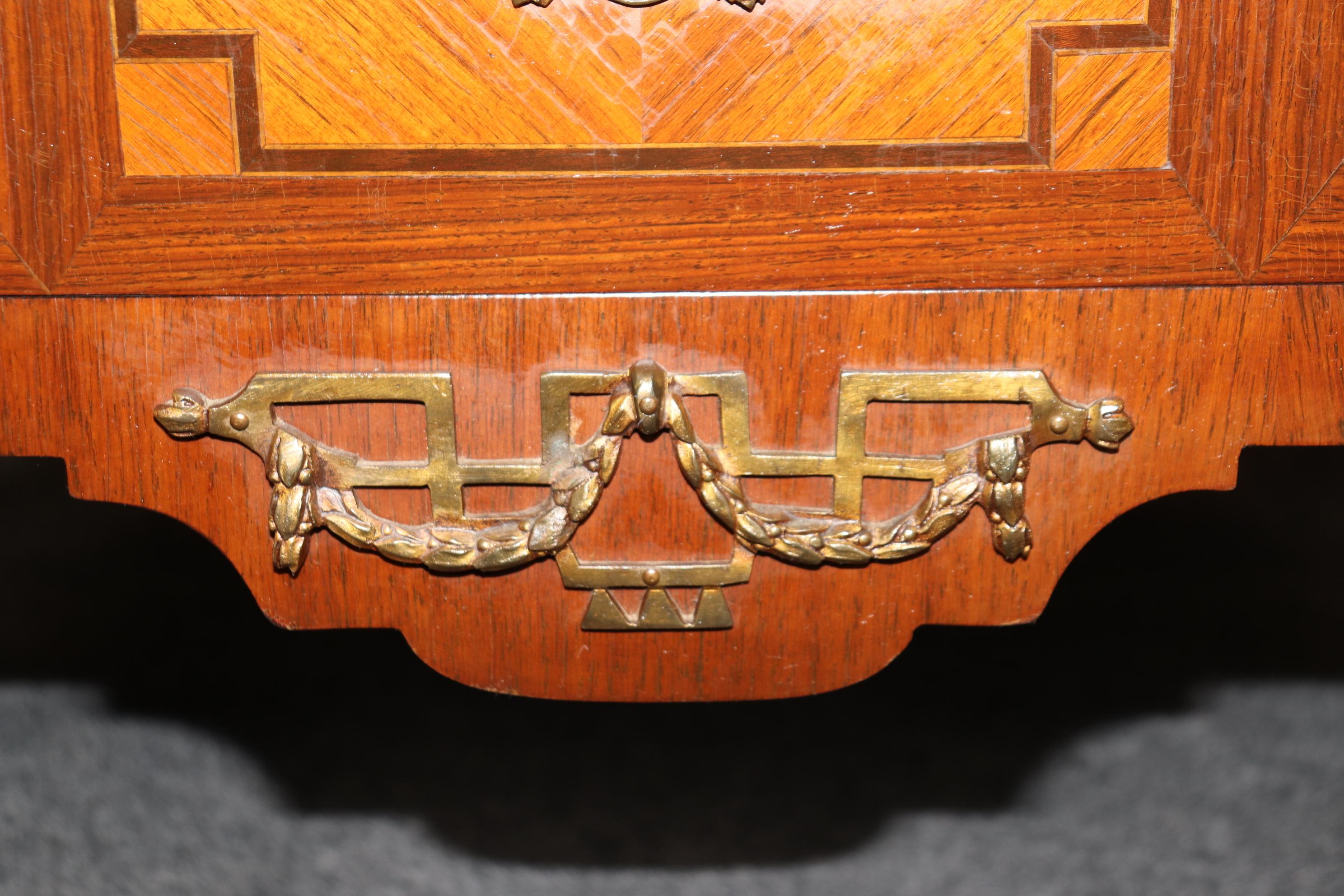 Feine Qualität Französisch Bronze montiert Marmor oben drei Schubladen Kommode Dresser im Angebot 5