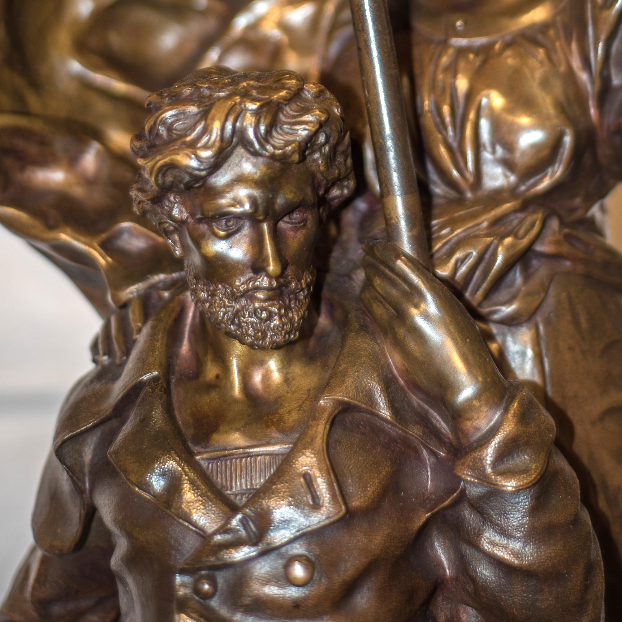Hochwertige französische Bronze-Skulptur von Gustave Doré (19. Jahrhundert)