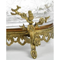 Fine Quality French Crystal and Gilt Bronze Centerpiece