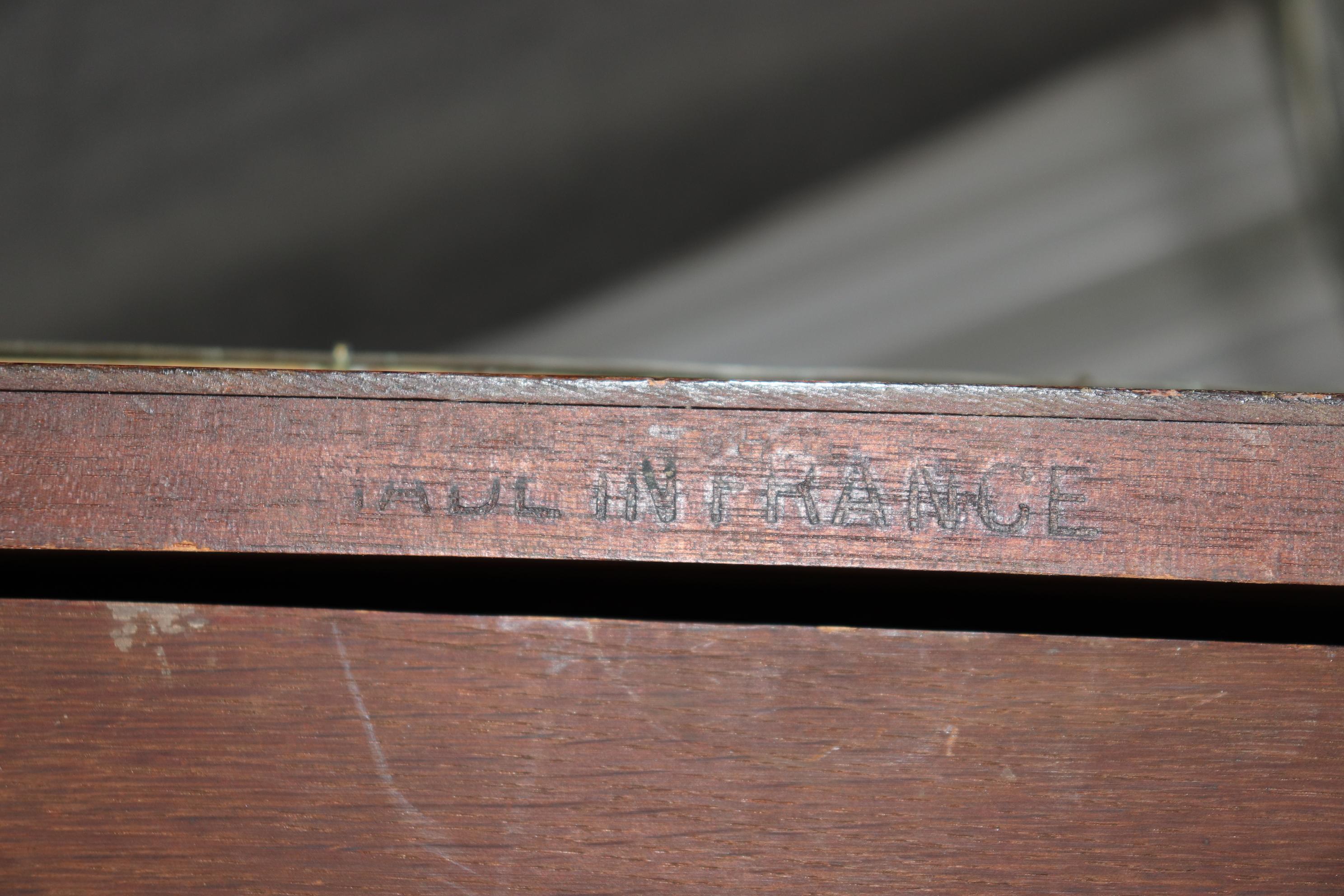 Table d'appoint de style Directoire français Breche avec plateau en marbre et laiton de qualité supérieure en vente 6