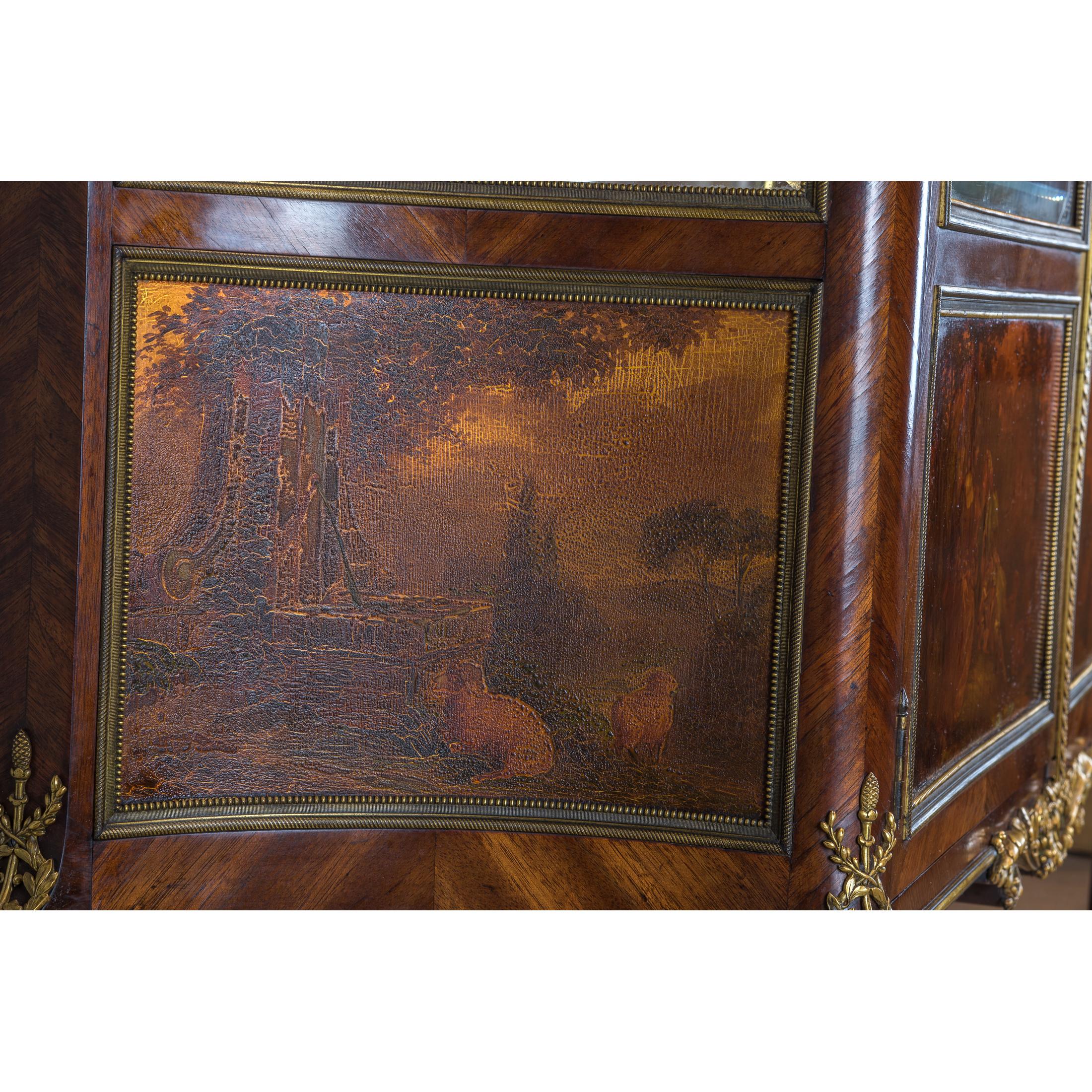 19th Century Fine Quality French Gilt-Bronze Mounted Vitrine For Sale