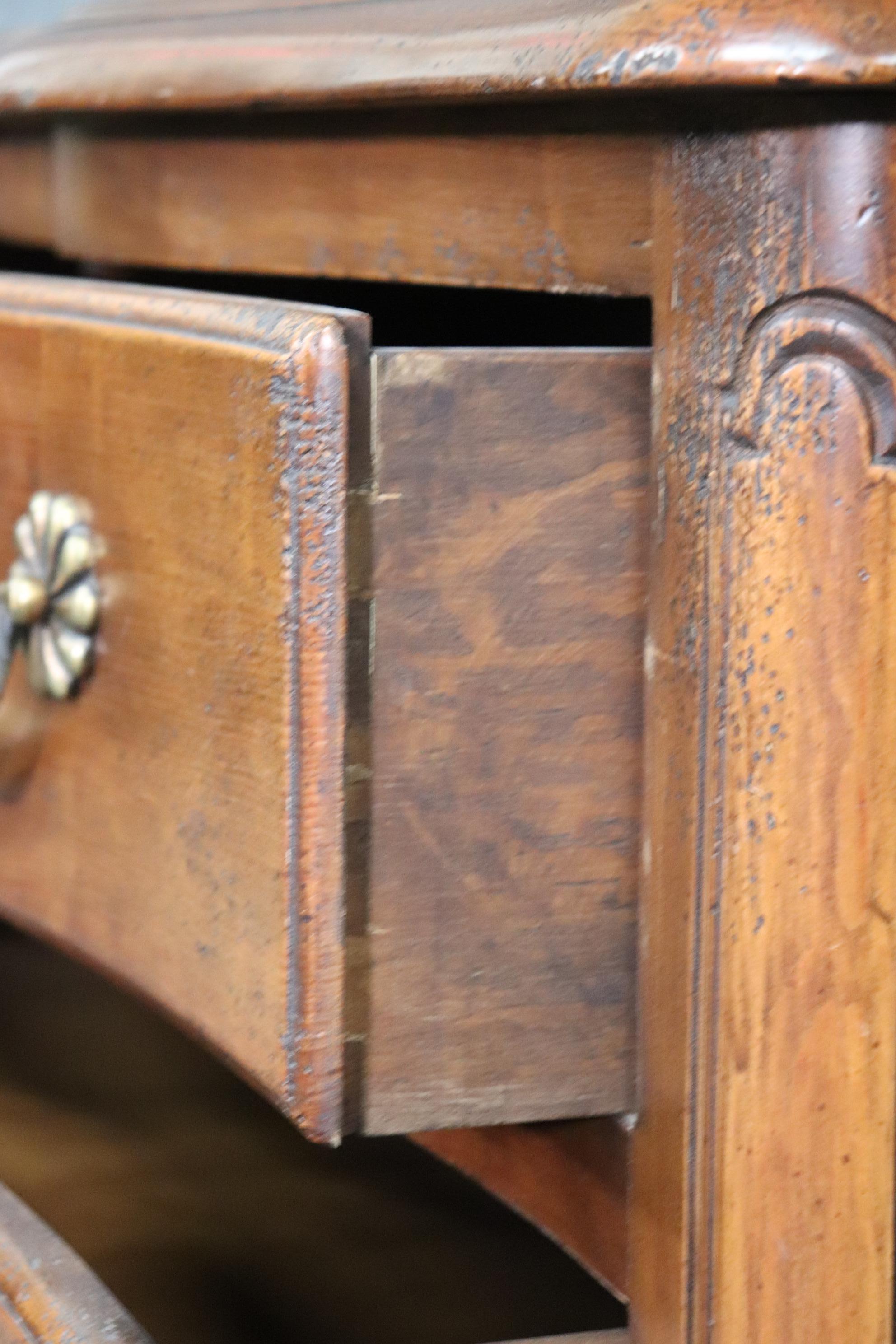 Fine Quality French Louis XV Provincial Walnut Commode Dresser 2