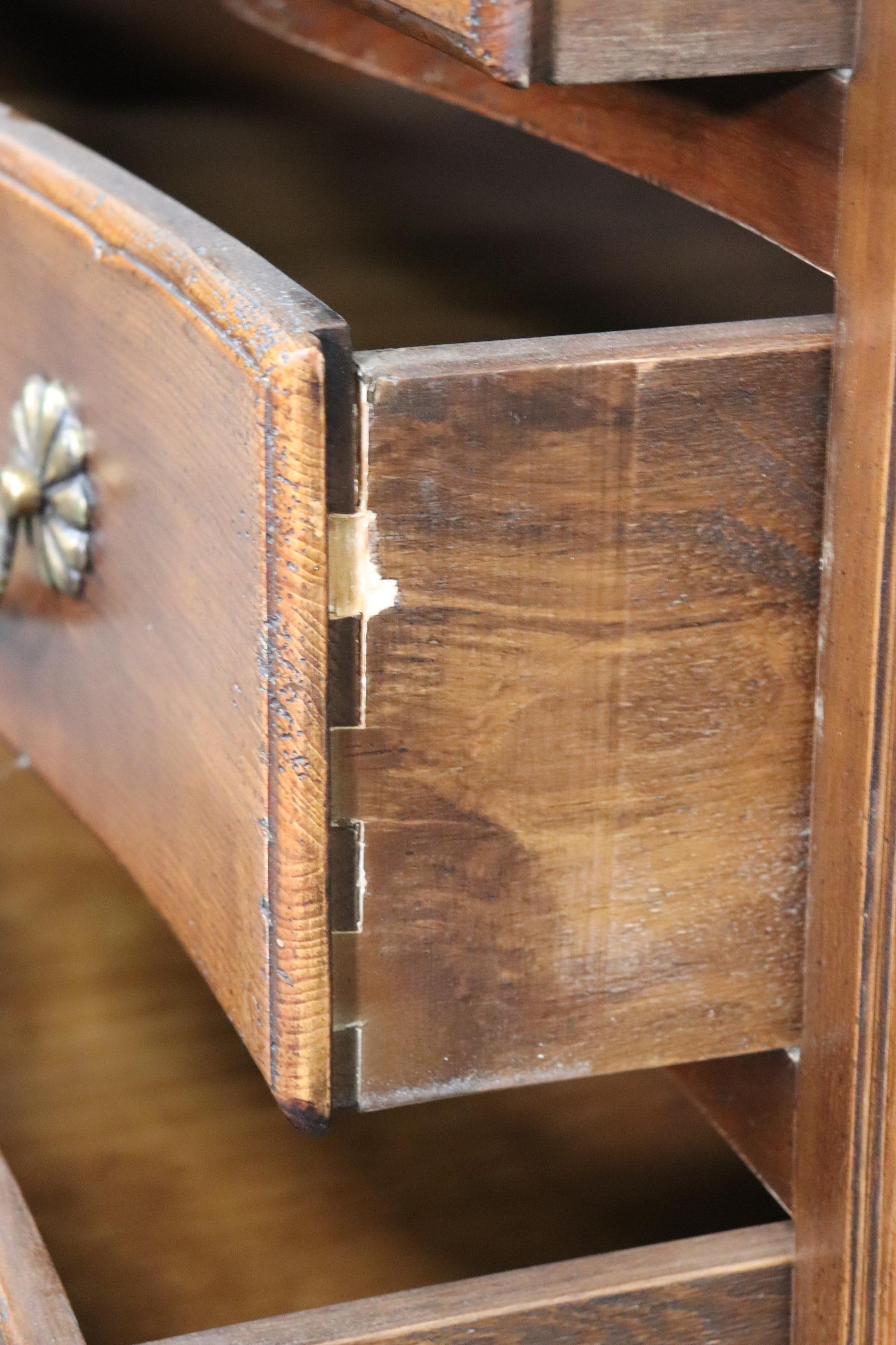 Fine Quality French Louis XV Provincial Walnut Commode Dresser 3