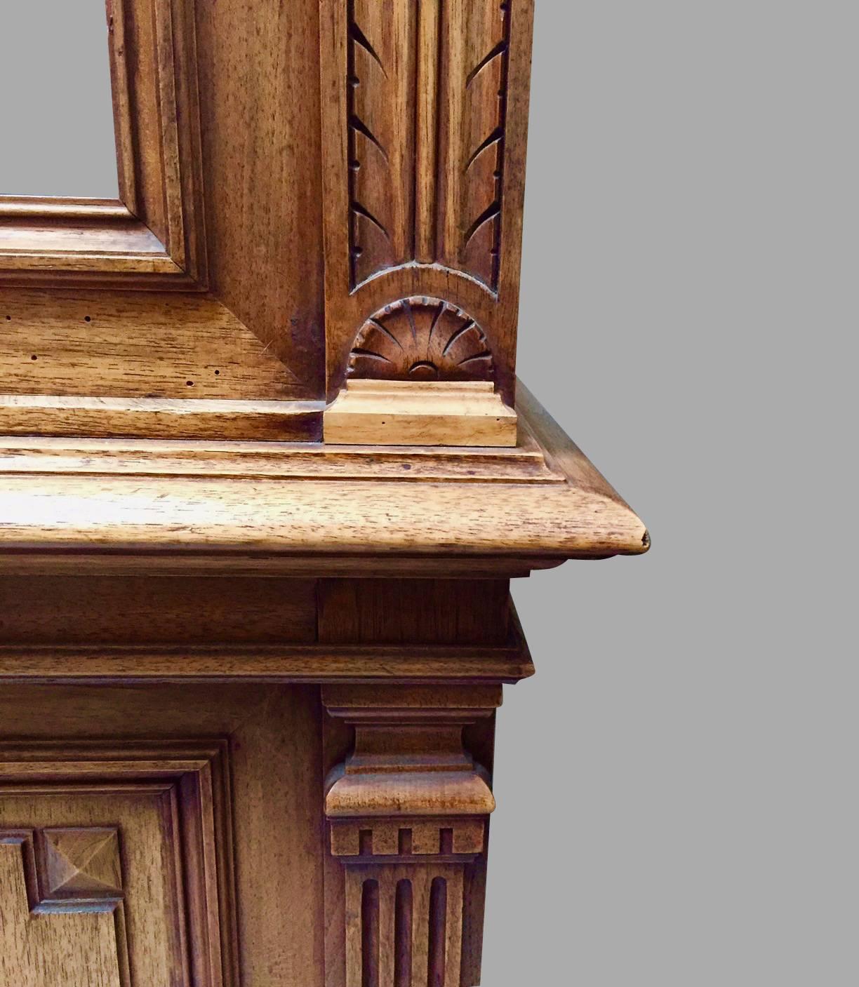 Fine Quality French Neoclassical Style Walnut Showcase 1