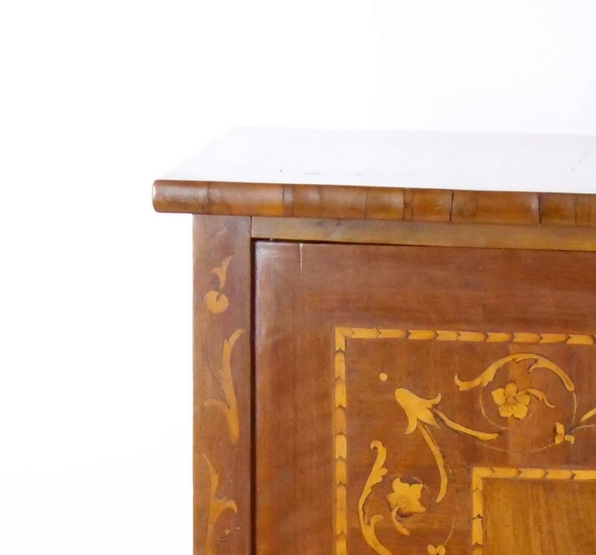 19th Century Fine Quality French Parquetry / Marquetry Inlaid Sideboard / Server Cabinet