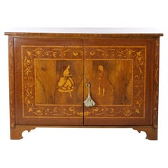 Fine Quality French Parquetry / Marquetry Inlaid Sideboard / Server Cabinet