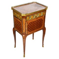 Tavolino in parquet francese di alta qualità, circa 1890